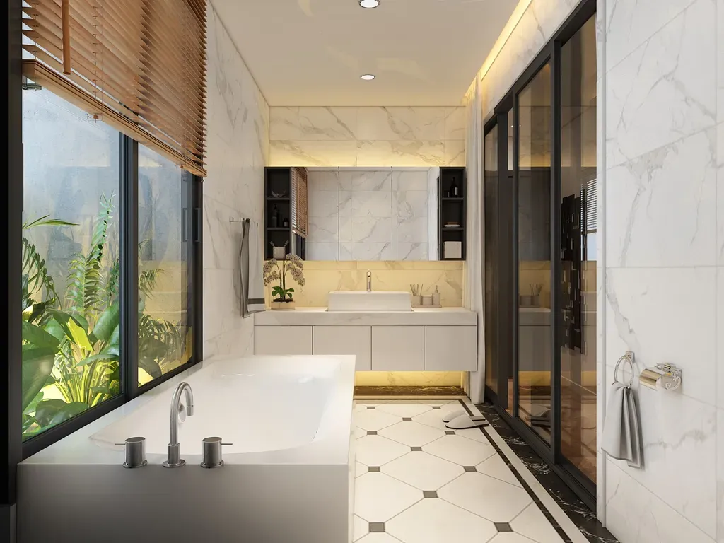 Phòng tắm - Concept căn hộ - Phong cách Modern số 2  | Space T