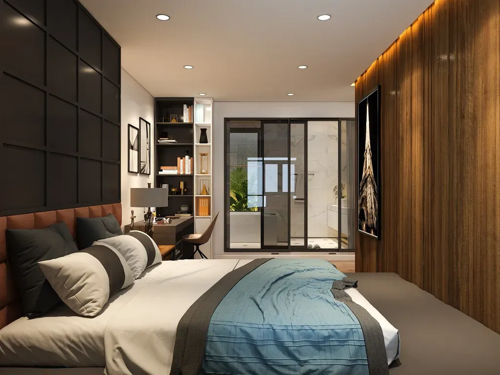 Phòng ngủ - Concept căn hộ - Phong cách Modern số 2  | Space T