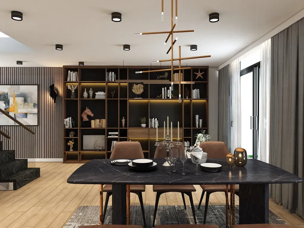 Phòng ăn - Concept căn hộ - Phong cách Modern số 2  | Space T