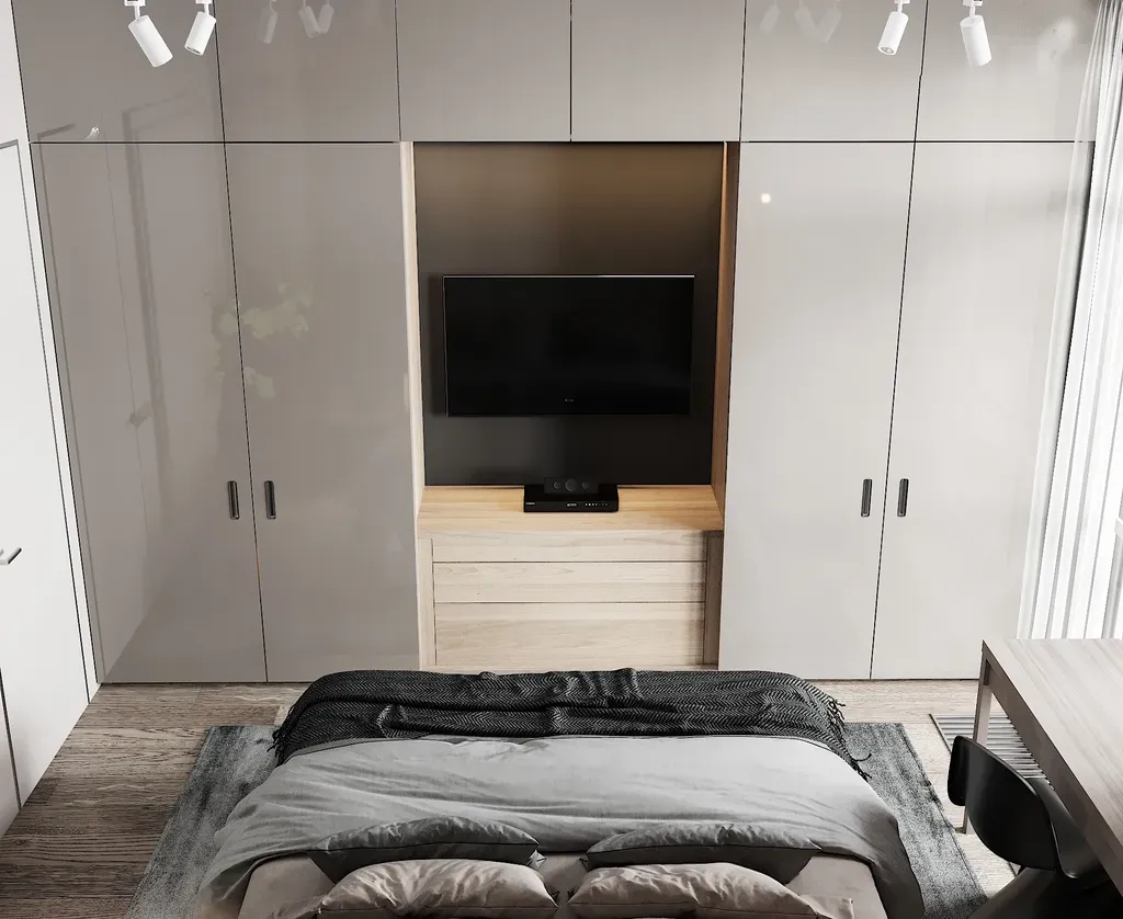 Phòng ngủ - Concept căn hộ phong cách Modern số 1  | Space T