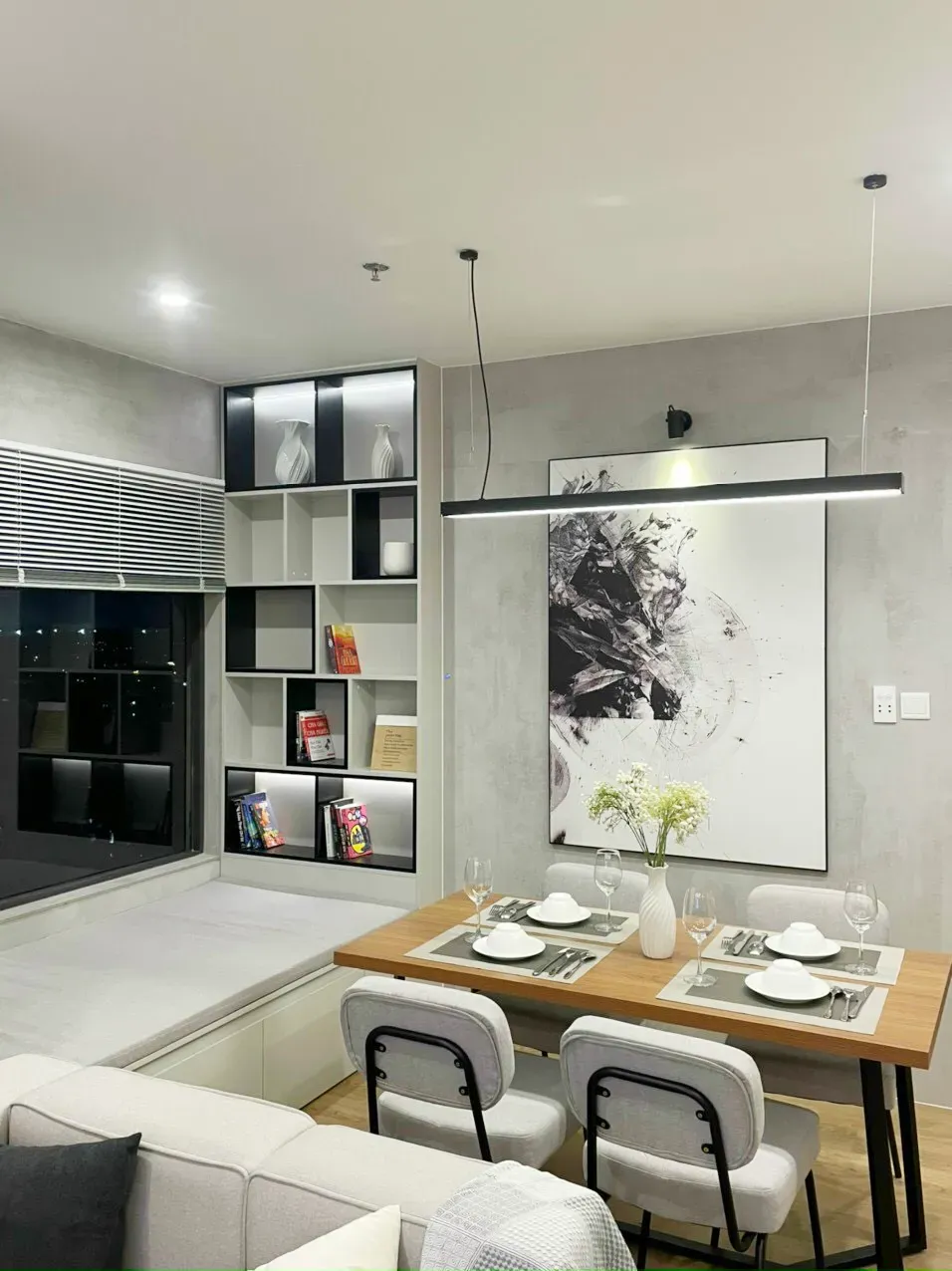 Phòng bếp - Căn hộ anh An Gò Vấp - Phong cách Modern  | Space T