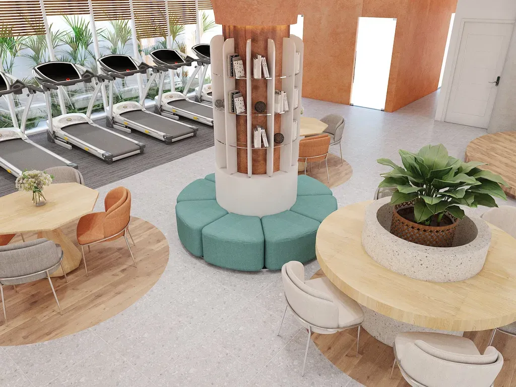 Concept thiết kế Trung tâm YOGA Vincom - 3/2 Quận 10 - Phong cách Modern | Space T