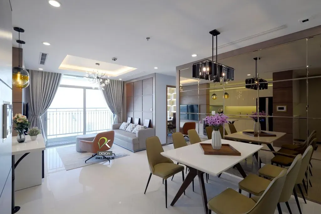 Căn hộ Vinhome Landmark quận Bình Thạnh - Phong cách Modern | Space T