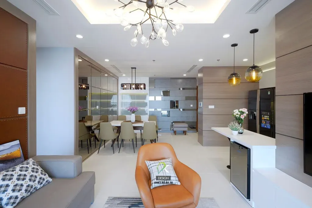 Căn hộ Vinhome Landmark quận Bình Thạnh - Phong cách Modern | Space T