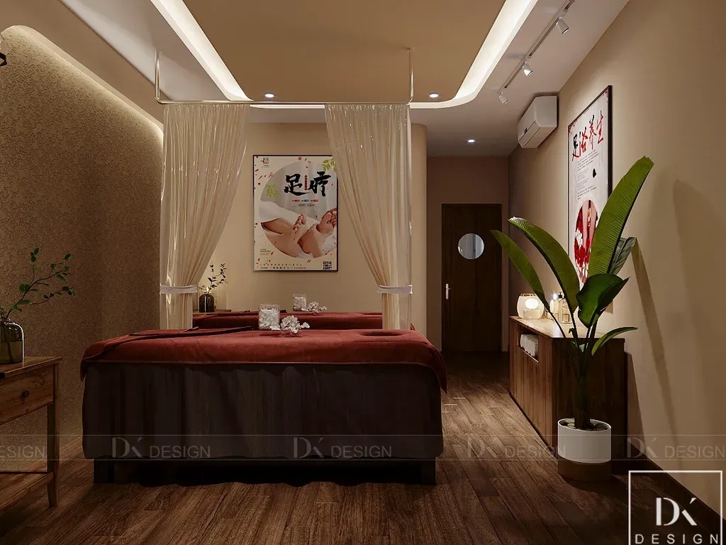 Concept thiết kế tiệm massage foot Vũng Tàu - Phong cách Địa Trung Hải | Space T