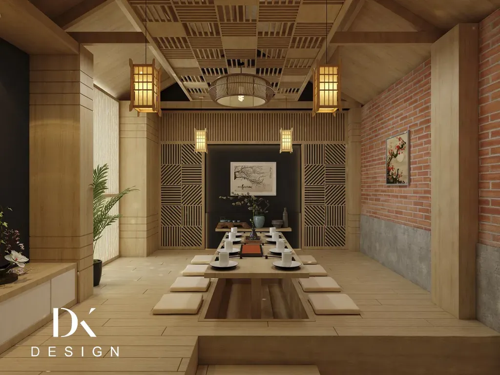 Concept thiết kế nhà hàng SUSHIYA Bình Dương - Phong cách Modern x Japan | Space T