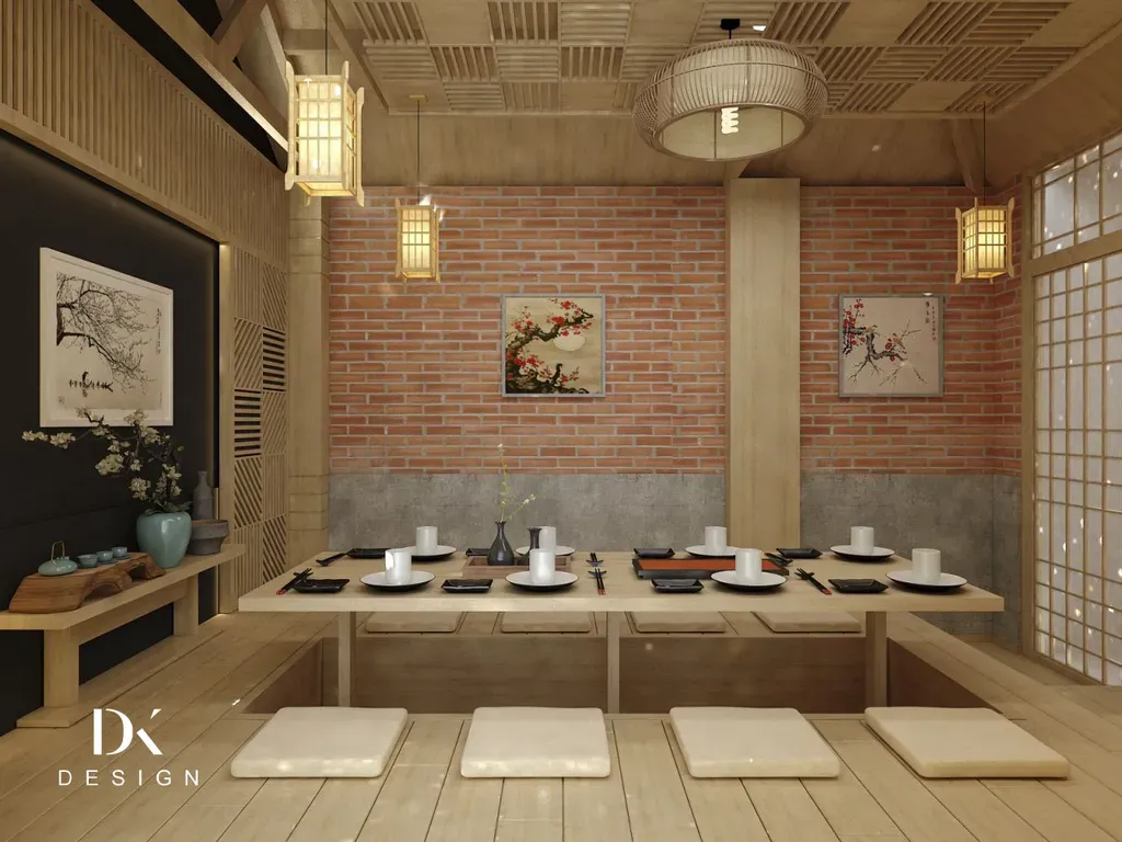 Concept thiết kế nhà hàng SUSHIYA Bình Dương - Phong cách Modern x Japan | Space T