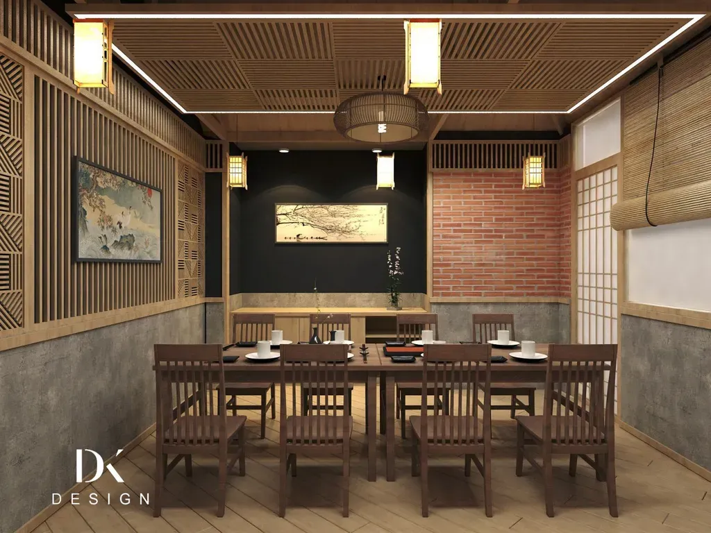 Concept thiết kế nhà hàng SUSHIYA Bình Dương - Phong cách Modern x Japan | Space T