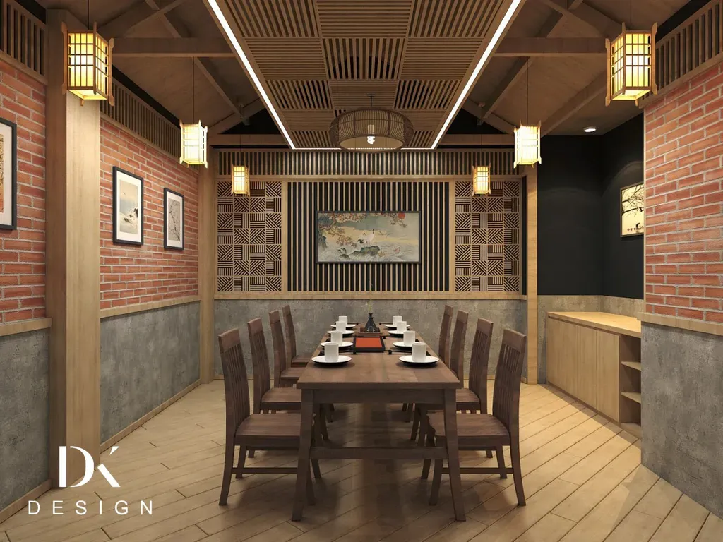 Concept thiết kế nhà hàng SUSHIYA Bình Dương - Phong cách Modern x Japan | Space T