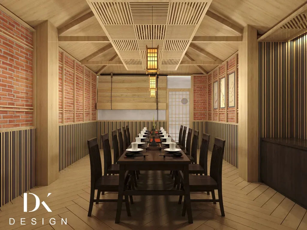 Concept thiết kế nhà hàng SUSHIYA Bình Dương - Phong cách Modern x Japan | Space T