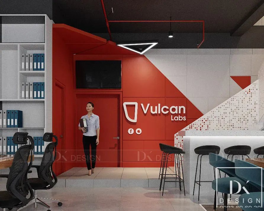 Concept thiết kế văn phòng Vulcan quận 2 - Phong cách Modern x Color block | Space T