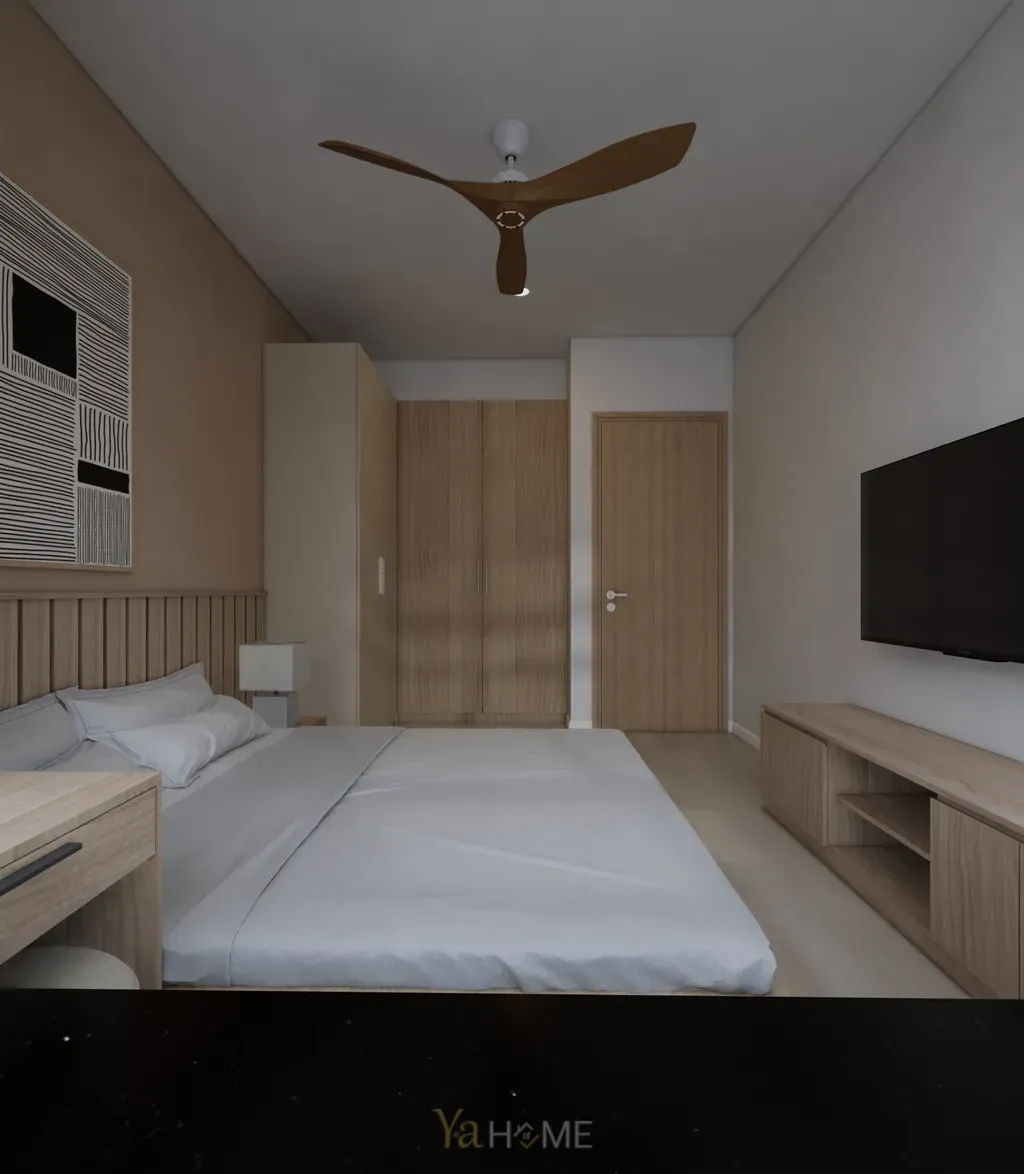 Phòng ngủ - Concept thiết kế căn hộ Sunrise City - Phong cách Minimalist  | Space T