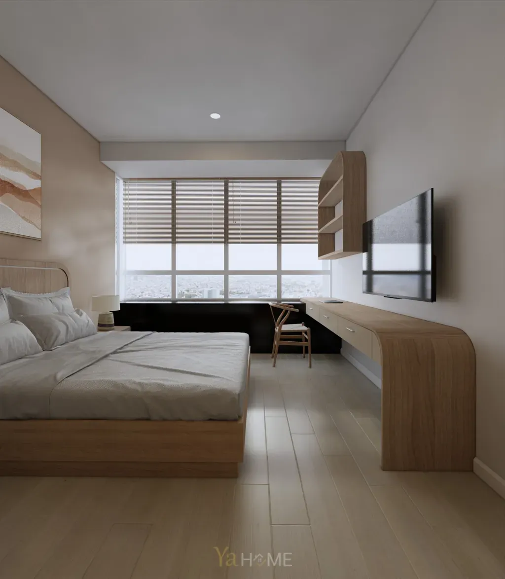 Phòng ngủ - Concept thiết kế căn hộ Sunrise City - Phong cách Minimalist  | Space T