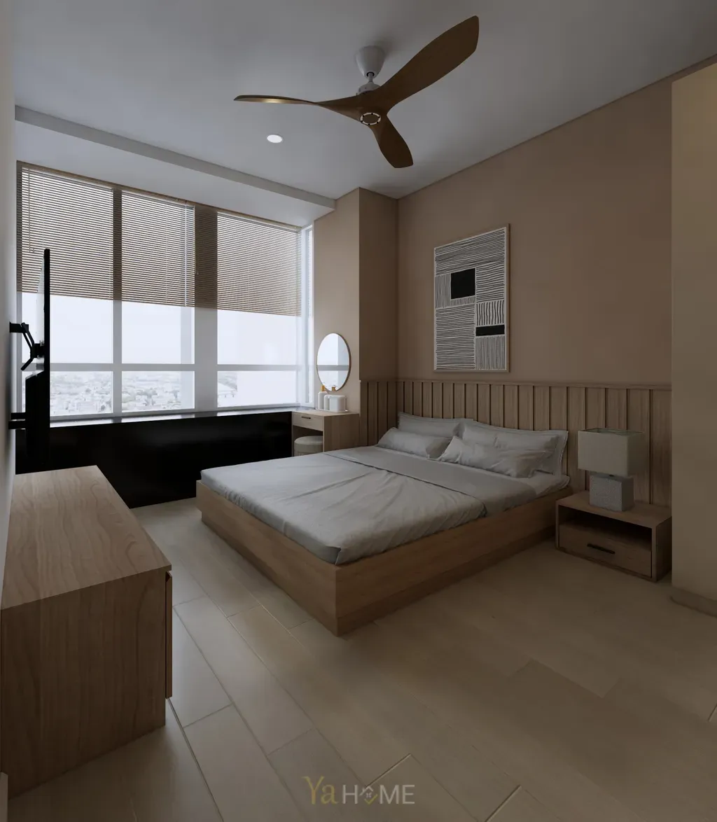 Phòng ngủ - Concept thiết kế căn hộ Sunrise City - Phong cách Minimalist  | Space T