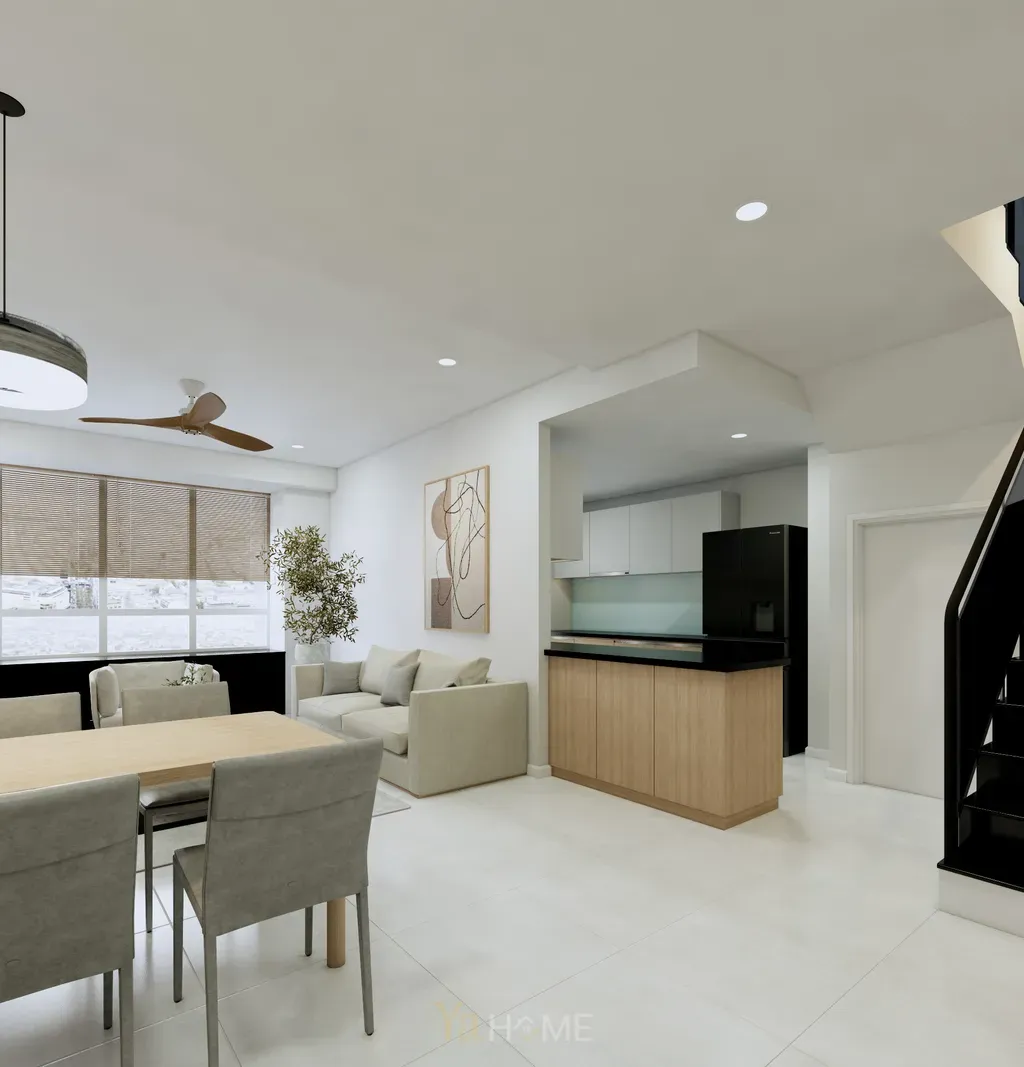 Phòng bếp - Concept thiết kế căn hộ Sunrise City - Phong cách Minimalist  | Space T