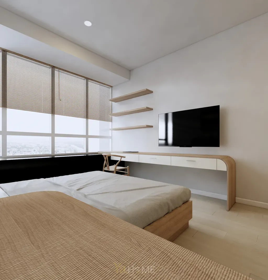 Phòng ngủ - Concept thiết kế căn hộ Sunrise City - Phong cách Minimalist  | Space T