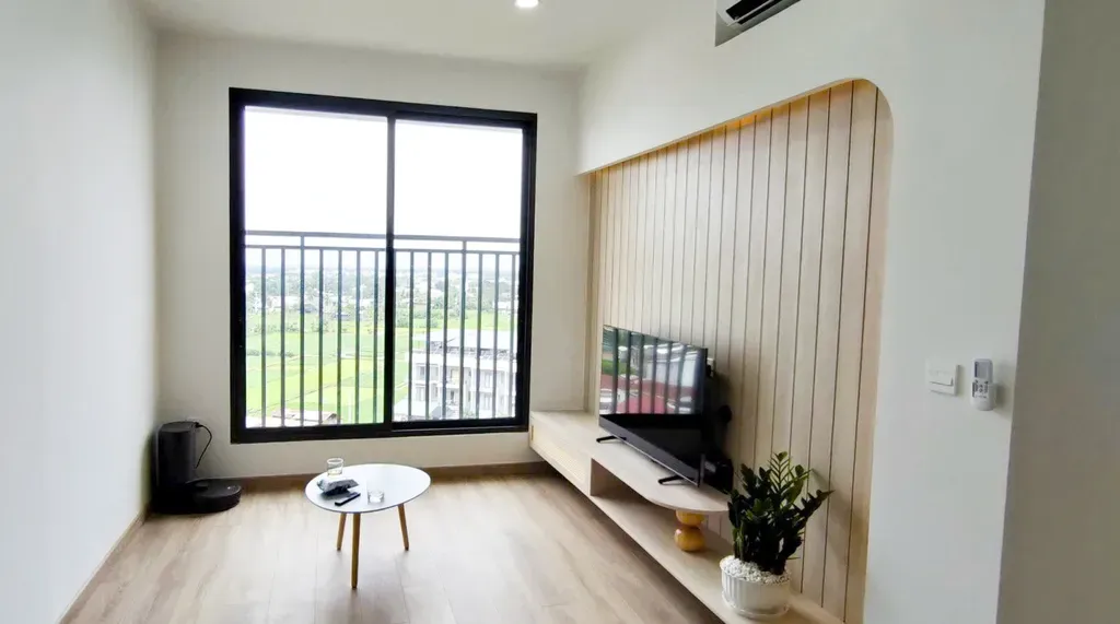 Phòng ngủ, Phòng khách, Phòng bếp - Căn hộ Picity High Park Quận 12 - Phong cách Minimalist  | Space T