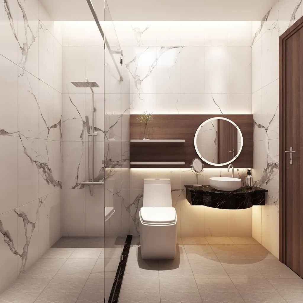 Phòng tắm - Concept Căn hộ Masteri Thảo Điền - Phong cách Modern | Space T