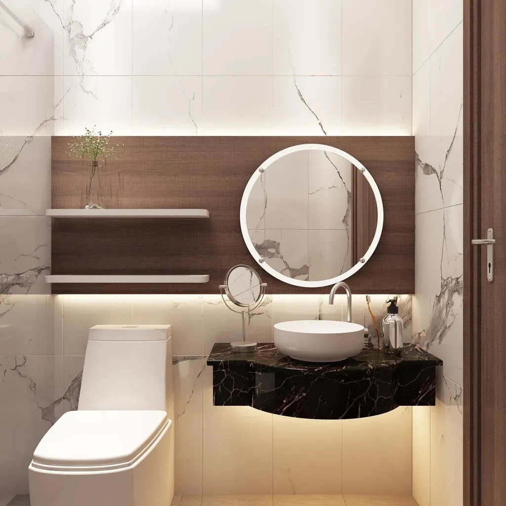 Phòng tắm - Concept Căn hộ Masteri Thảo Điền - Phong cách Modern | Space T