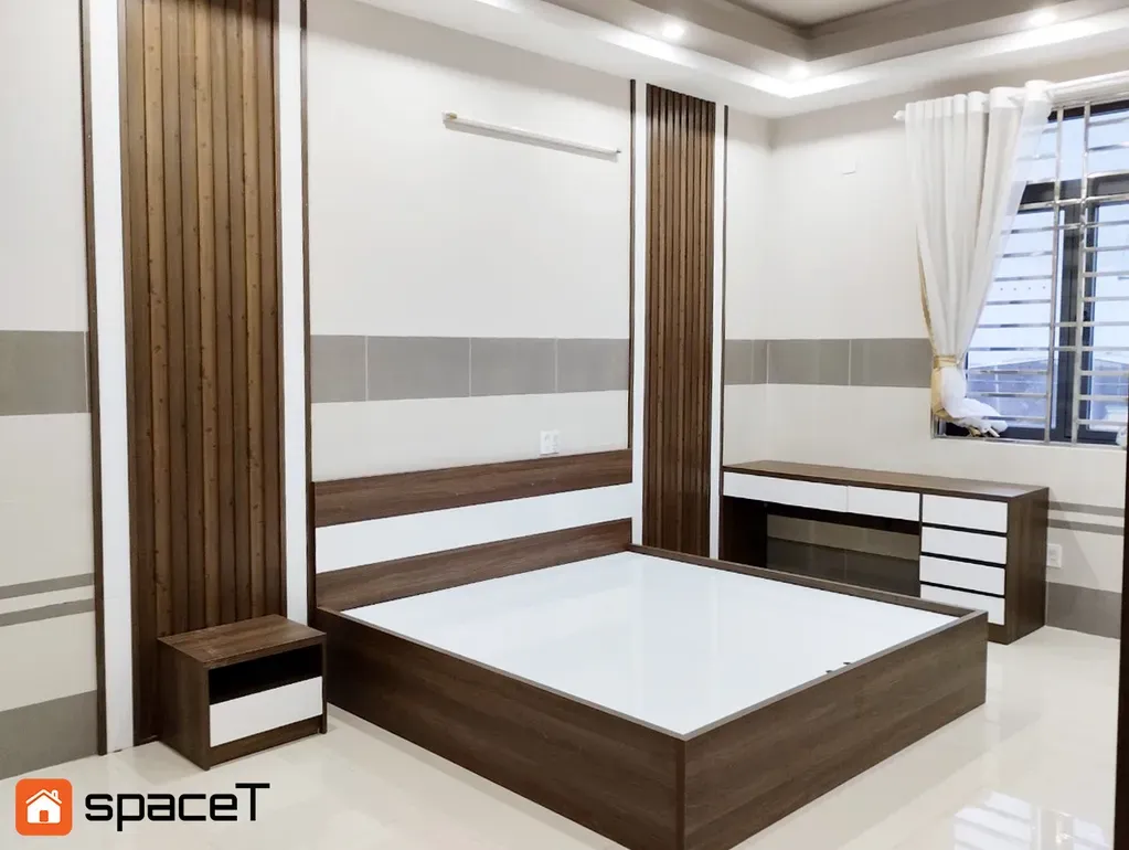 Phòng ngủ - Hoàn thiện Phòng ngủ Nhà phố Biên Hòa - Phong cách Modern | Space T