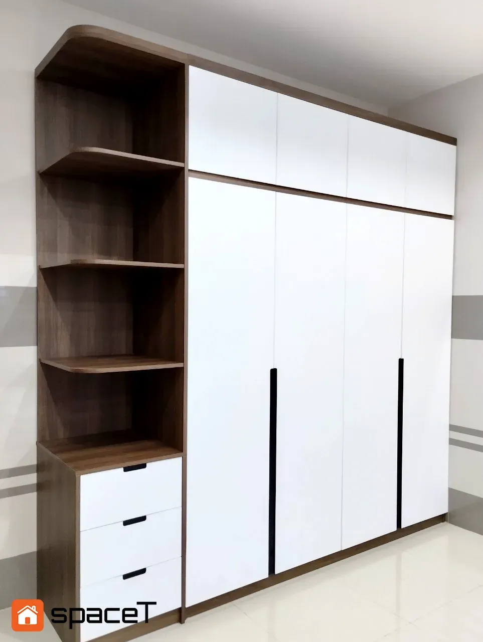 Phòng ngủ - Hoàn thiện Phòng ngủ Nhà phố Biên Hòa - Phong cách Modern | Space T
