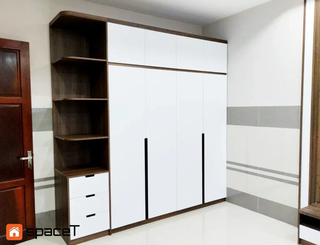 Phòng ngủ - Hoàn thiện Phòng ngủ Nhà phố Biên Hòa - Phong cách Modern | Space T