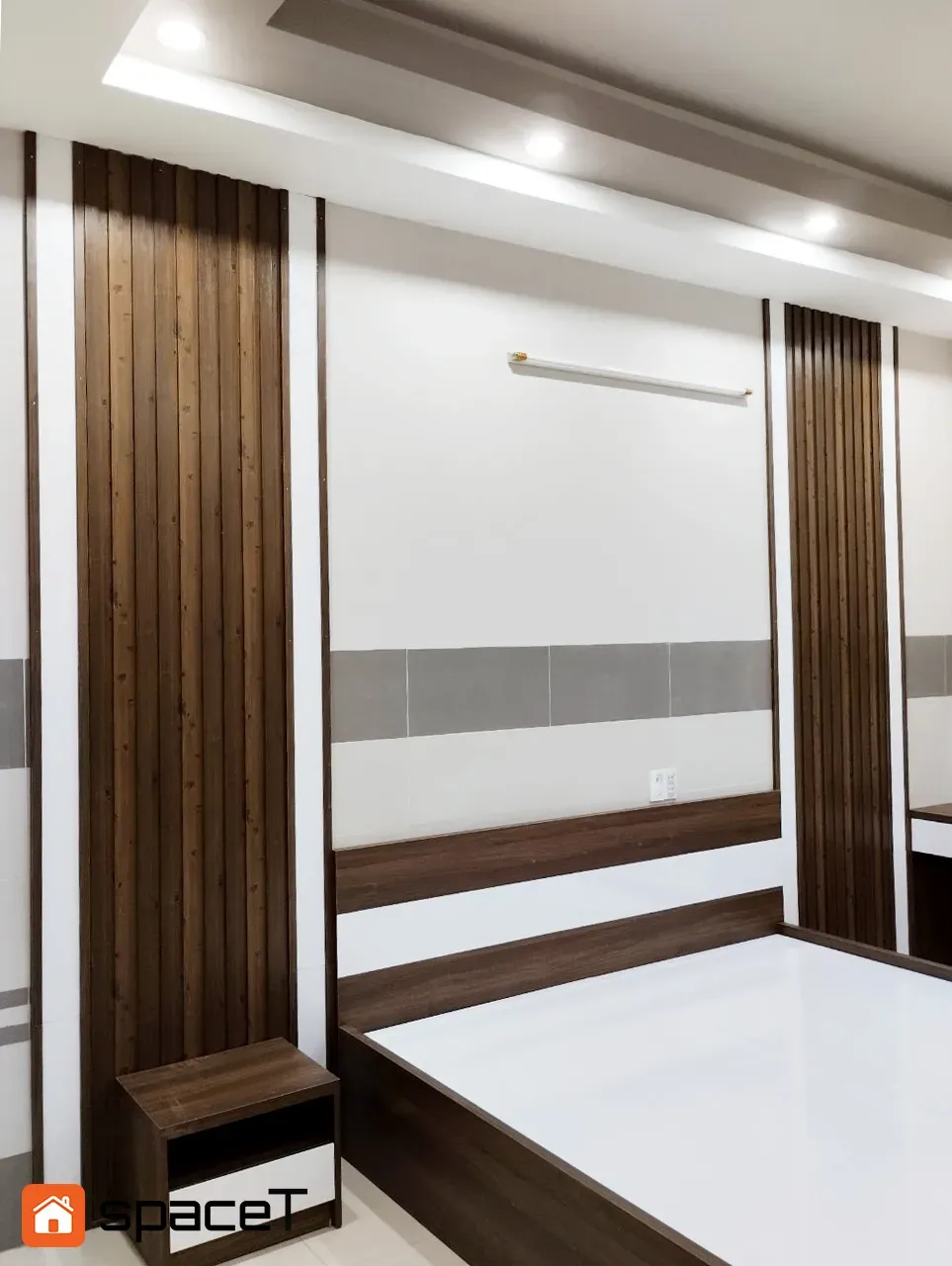 Phòng ngủ - Hoàn thiện Phòng ngủ Nhà phố Biên Hòa - Phong cách Modern | Space T