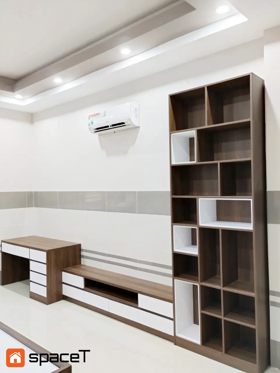 Phòng ngủ - Hoàn thiện Phòng ngủ Nhà phố Biên Hòa - Phong cách Modern | Space T