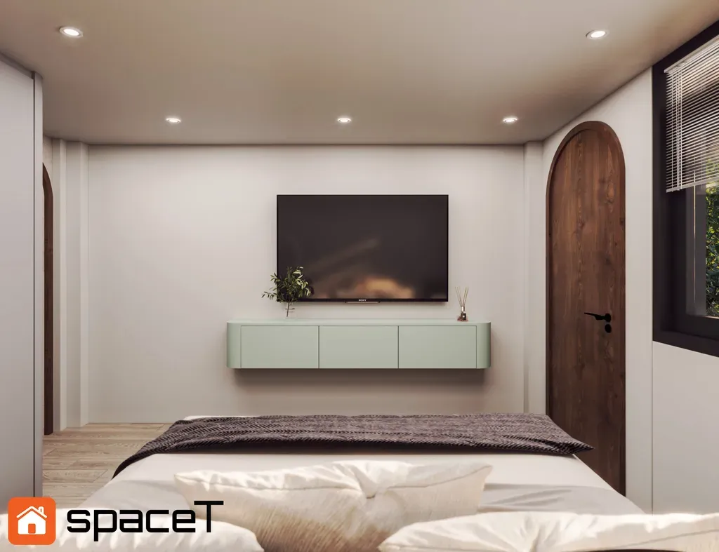 Phòng ngủ - Concept nội thất Nhà phố Hồ Văn Huê - Phong cách Minimalist | Space T
