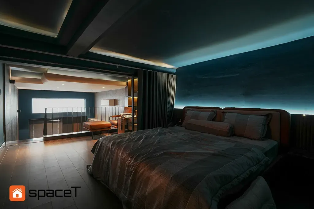 Phòng ngủ - Nhà phố Quận 5 - Phong cách Industrial | Space T