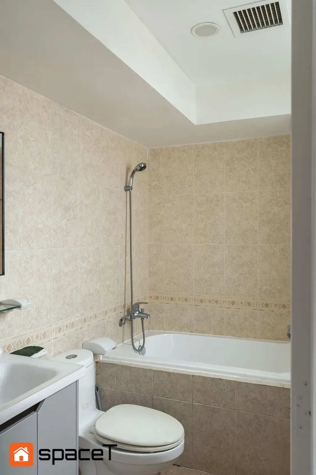 Phòng tắm, Phòng thay đồ - Căn hộ Hùng Vương Plaza Quận 5 - Phong cách Modern | Space T
