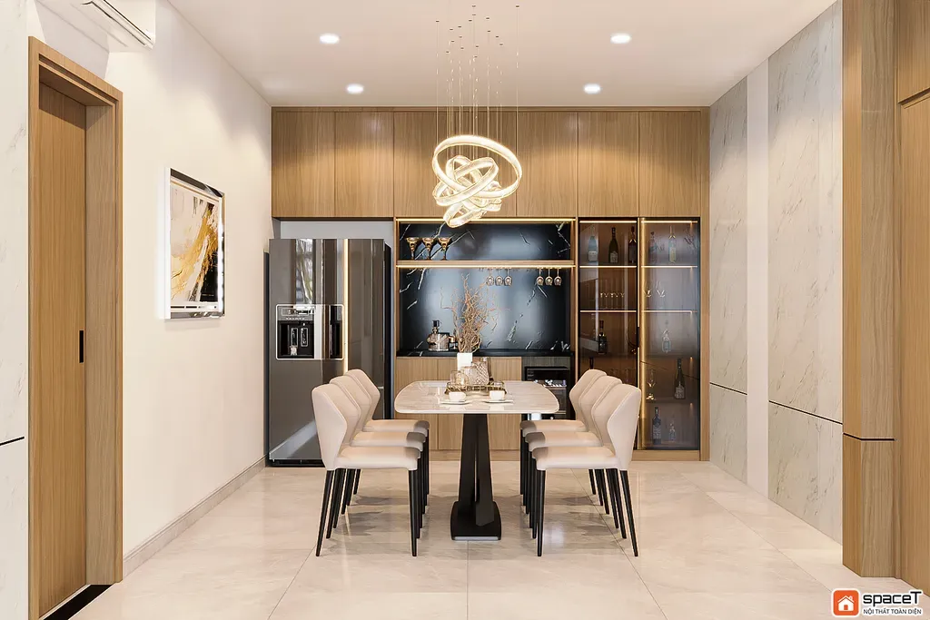 Concept nội thất Nhà phố Sư Vạn Hạnh Quận 10 - Phong cách Minimalist