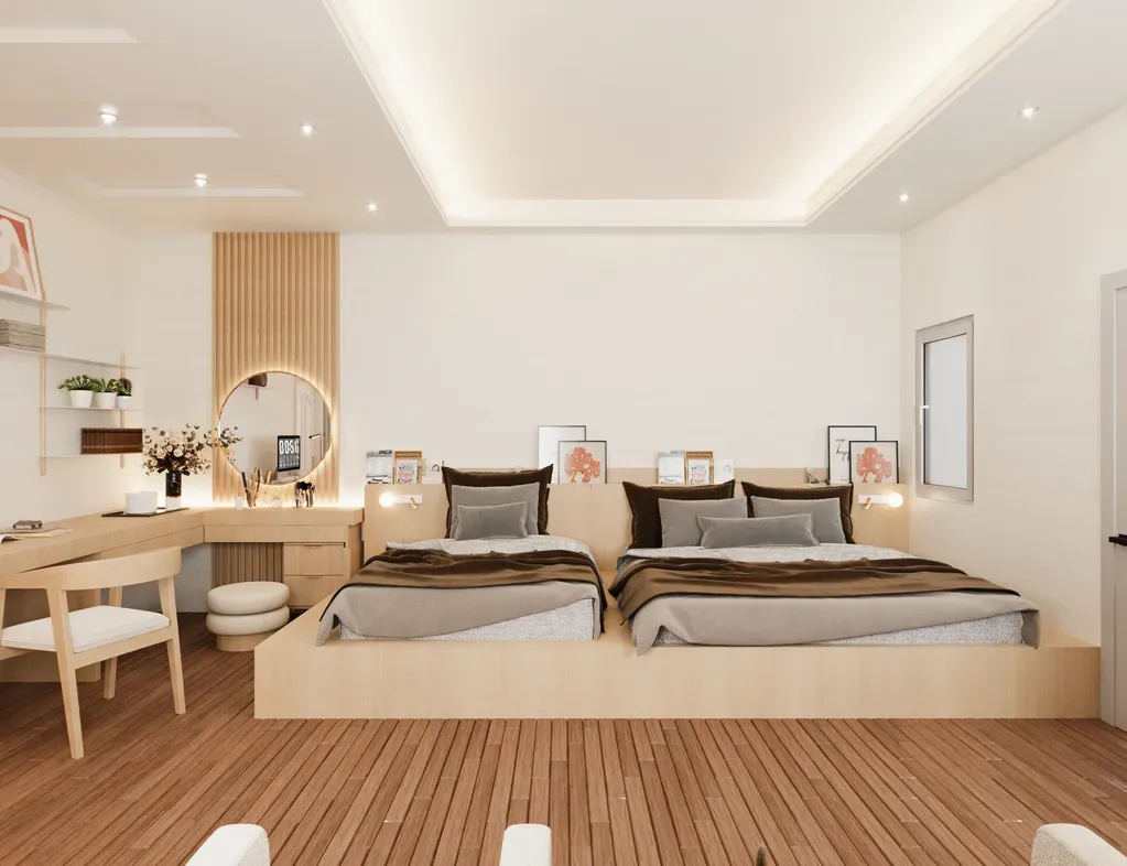 Concept nội thất Nhà phố Quận Bình Thạnh - Phong cách Japandi