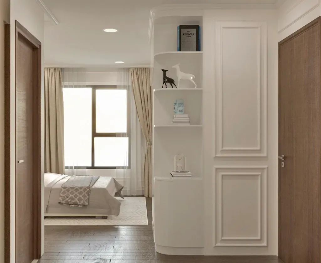 Phòng ngủ - Concept nội thất Căn hộ II Sora Bình Dương - Phong cách Neo Classic | Space T