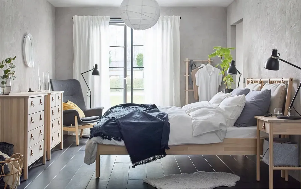 15 ý tưởng thiết kế phòng ngủ phong cách Scandinavian xu hướng 2024