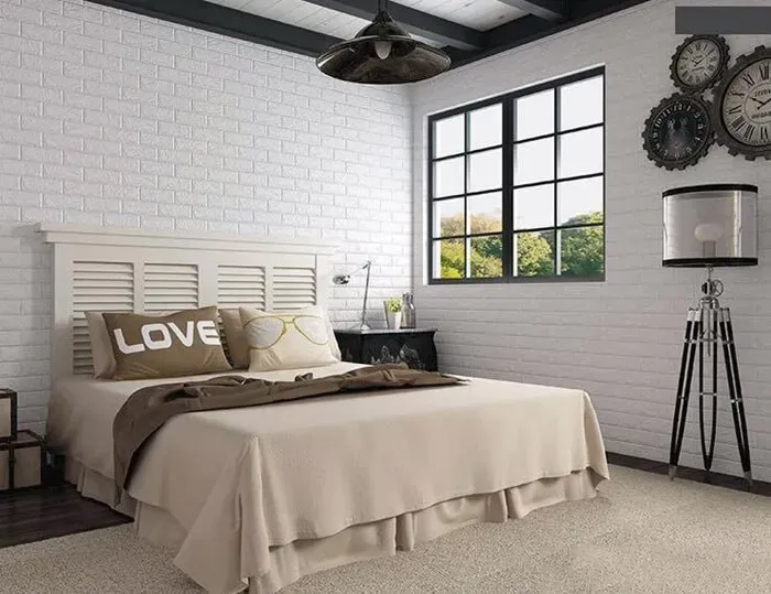 9 cách phối màu xốp dán tường phòng ngủ đẹp, độc đáo và ấn tượng