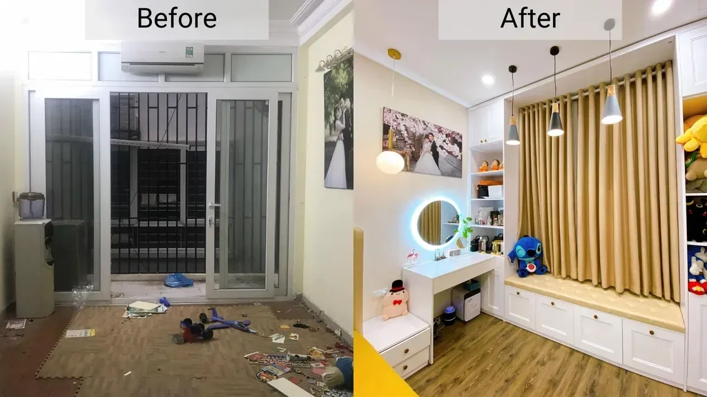 Phòng ngủ - Chi hẳn 300 triệu “lột xác” cho nhà phố xuống cấp: quyết định sáng suốt nhất của tôi | Space T