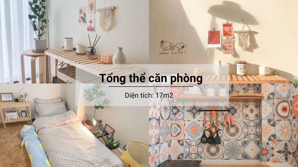 Tôi cải tạo căn phòng trọ 17m2 xinh xắn như phim Hàn | Space T