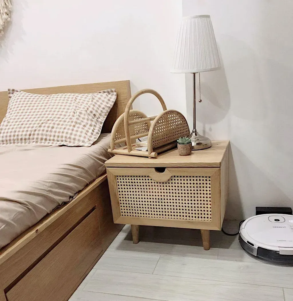 Phòng ngủ - Tự tay cải tạo nhà phố cũ nát với phong cách Bắc Âu kết hợp Bohemian  | Space T