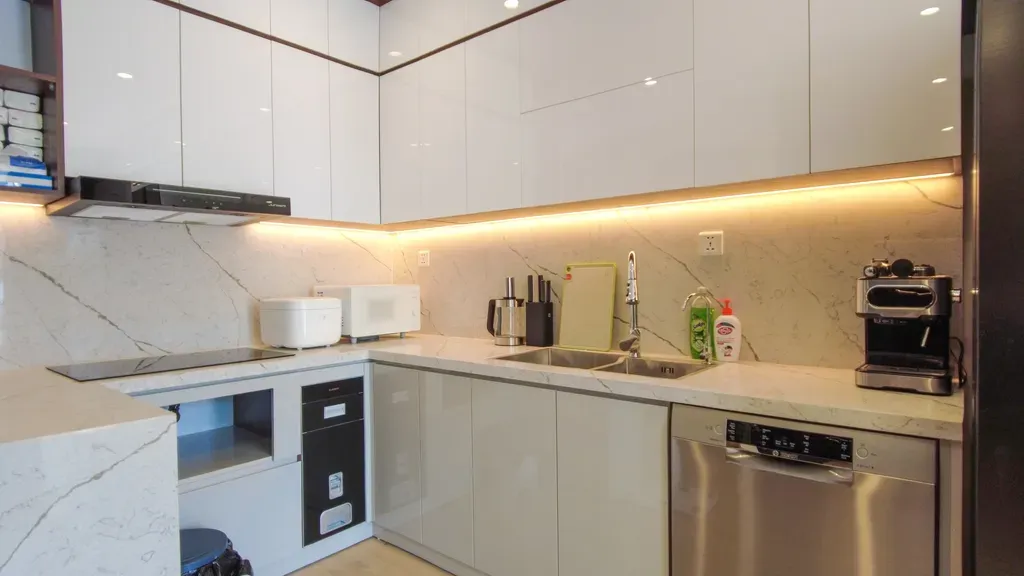 Phòng bếp - Mời bạn ghé thăm “chiếc tổ” nhỏ - căn hộ studio của mình | Space T