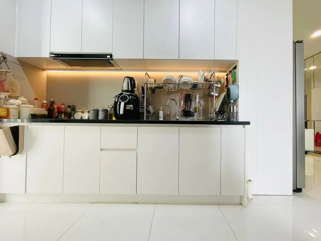 Phòng bếp - Căn hộ phong cách hiện đại dành cho gia đình 4 người | Space T
