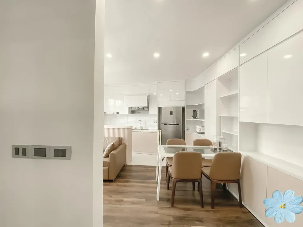 Phòng khách - Cải tạo căn hộ cũ 30m2 thành tổ ấm tiện nghi, xinh xắn kiểu Hàn Quốc | Space T