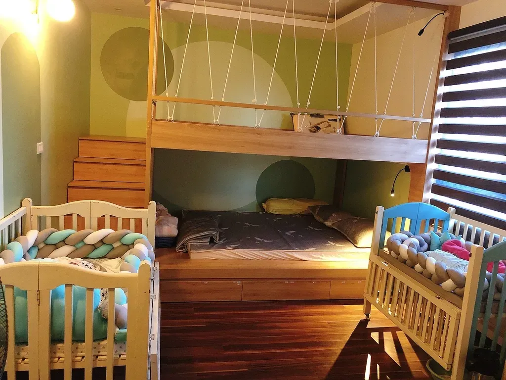 Phòng ngủ, Phòng cho bé - Ý tưởng cải tạo nhà phong cách Indochine kết hợp Modern | Space T