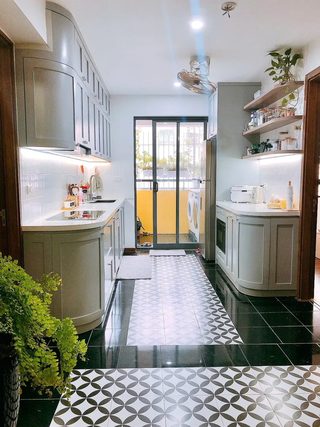 Phòng bếp - Ý tưởng cải tạo nhà phong cách Indochine kết hợp Modern | Space T