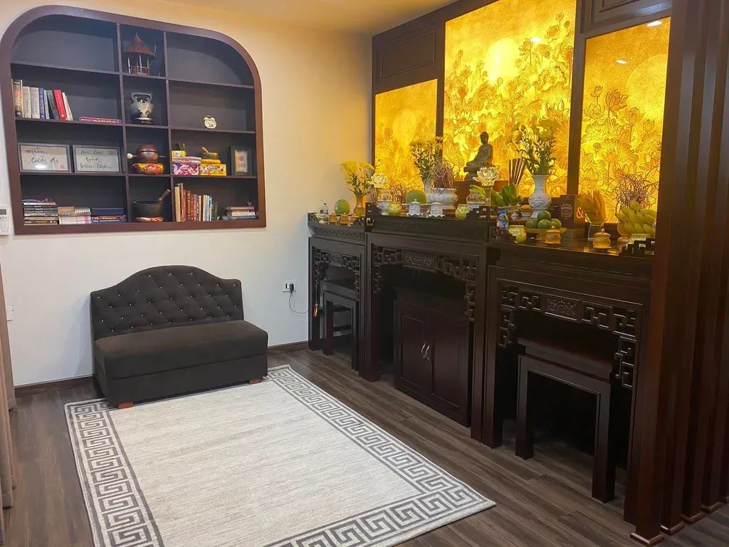 Phòng thờ - Nhà phố 6 tầng thiết kế như khu căn hộ cao cấp thu nhỏ | Space T