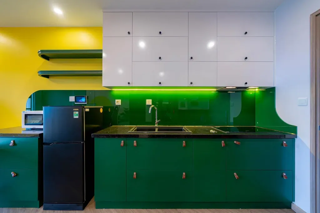 Phòng bếp - Căn hộ studio chỉ 28m2 bố trí không gian thông minh, tiện nghi | Space T