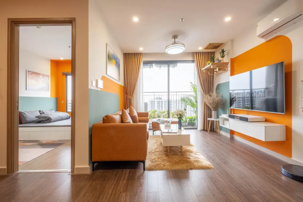 Phòng khách - Căn hộ phong cách Color Block trẻ trung của chàng 8x dân tộc Sán Chay | Space T