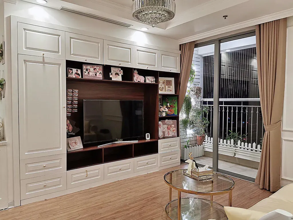 Phòng khách - Cải tạo căn hộ sang trọng cao cấp trang trí nội thất chỉ 300 triệu | Space T