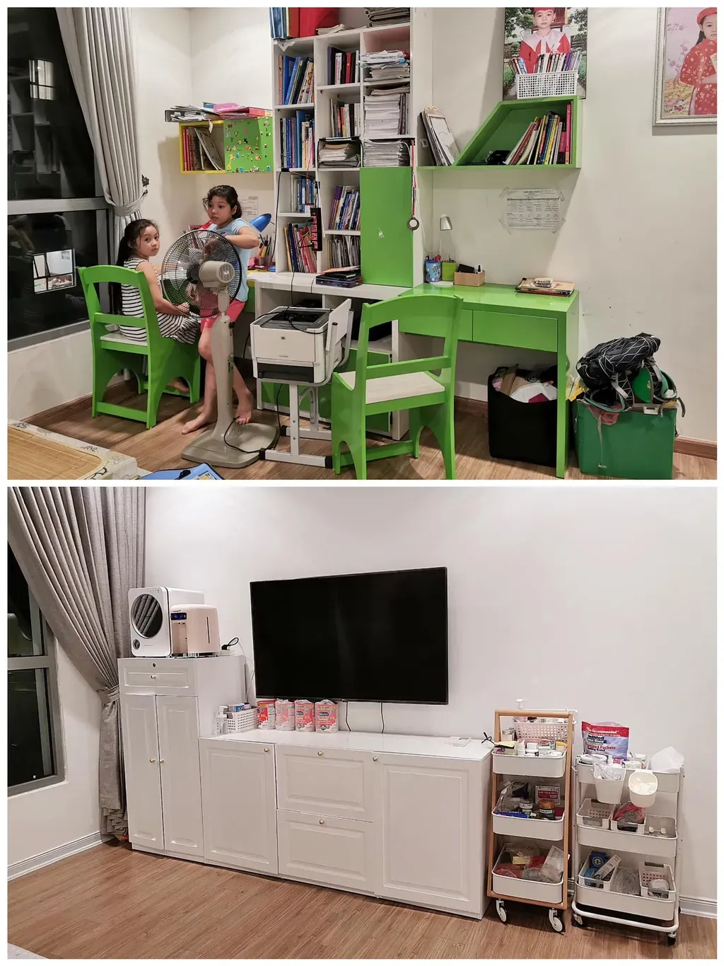 Phòng ngủ, Phòng cho bé - Cải tạo căn hộ sang trọng cao cấp trang trí nội thất chỉ 300 triệu | Space T