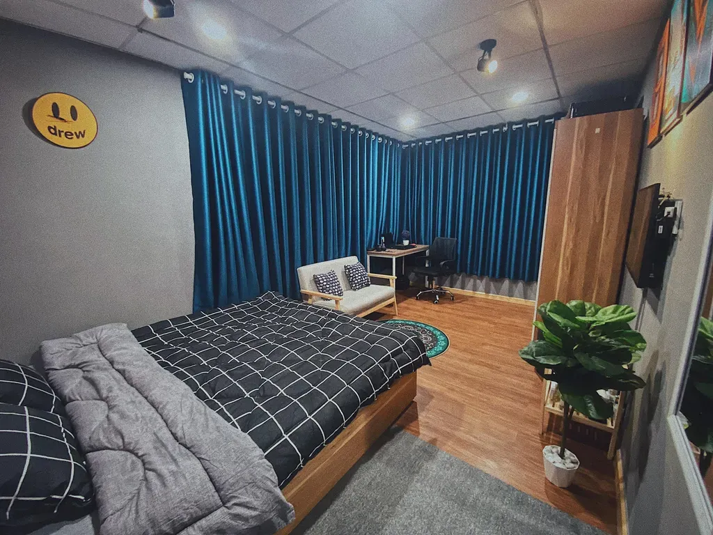 Phòng ngủ - Thay đổi ngoạn mục cho phòng ngủ nhà thuê cực chất | Space T